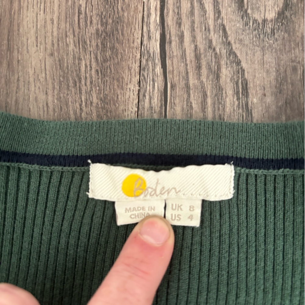 Boden Green Cardigan - Picture 3 of 5